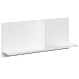 vidaXL Wall Cabinet 70x16.5x30 cm White Engineered Wood