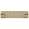 vidaXL Bed Headboard with Cabinets Sonoma Oak Engineered Wood