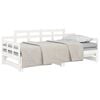 vidaXL Pull-out Day Bed without Mattress White 2x(90x190) cm