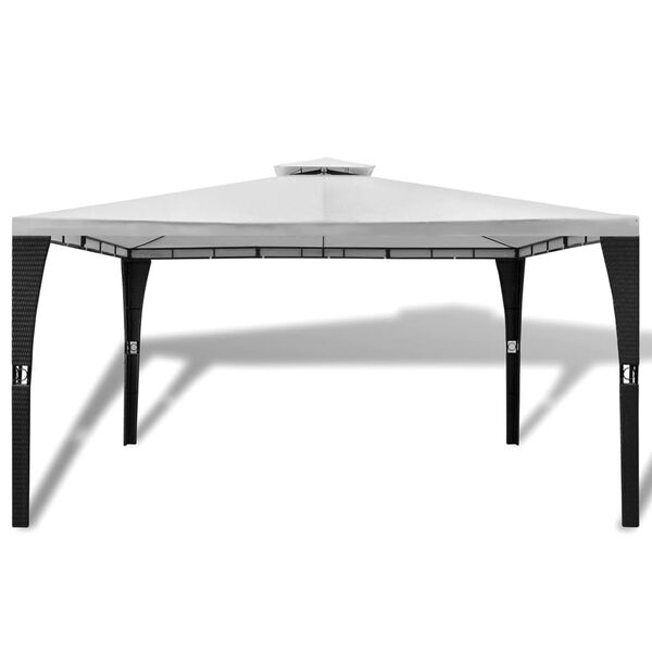 vidaXL Gazebo with Roof 3x4 m Cream White