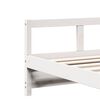 vidaXL Daybed without Mattress White 90x200 cm Solid Wood Pine