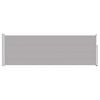 vidaXL Patio Retractable Side Awning 100x300 cm Grey