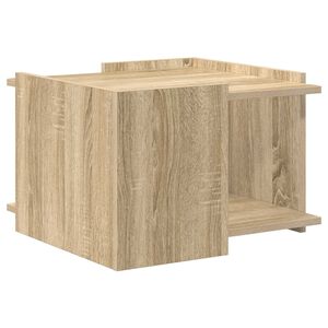 vidaXL Coffee Table Sonoma Oak 50.5 x 50 x 33 cm Engineered Wood