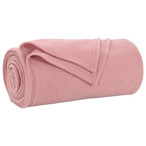 vidaXL Throw Blankets 6 pcs Pink 240 x 220 cm Fleece