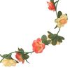 vidaXL Christmas Flower Garlands 6 pcs Rose and Champagne 240 cm