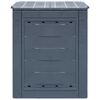 vidaXL Garden Composters 3 pcs Grey 60x60x73cm 780 L