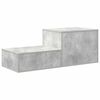 vidaXL Storage Cabinet 2 pcs Concrete Grey 127 x 41 x 40 cm