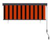 vidaXL Outdoor Roller Blind 160x250 cm Orange and Brown