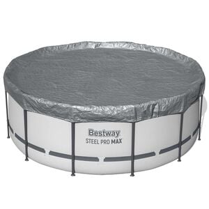 Bestway Pool Cover &Oslash;3.66 m Round Polyester Grey
