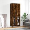 vidaXL Highboard Smoked Oak 69.5x34x180 cm Engineered Wood
