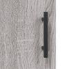 vidaXL Highboard Grey Sonoma 34.5x34x180 cm Engineered Wood