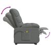 vidaXL Electric Massage Chair Dark Grey Fabric