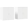 vidaXL Sideboard | White | Engineered wood | Medium | Sideboard | Rectangular