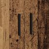 vidaXL Storage Cabinet 2 pcs Old Wood 127 x 41 x 40 cm Engineered Wood