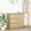 vidaXL Sideboard with Drawer Sonoma Oak 71x35x65 cm Engineered Wood