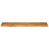 vidaXL Table Top 160x40x3.8 cm Live Edge Solid Wood Mango
