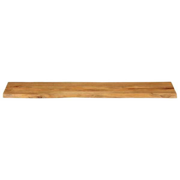 vidaXL Table Top 160x40x3.8 cm Live Edge Solid Wood Mango
