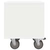 vidaXL Bedside Table White 40.5 x 40 x 48 cm Engineered Wood