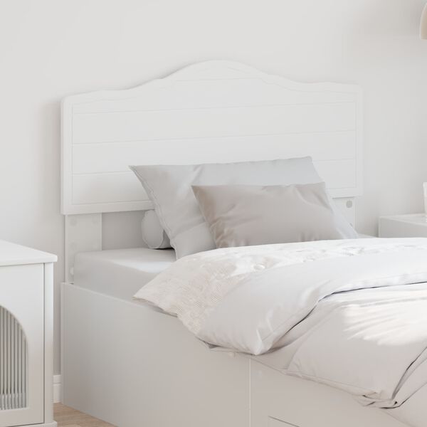vidaXL Headboard with Headboard White 75 cm Engineered wood