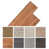 vidaXL Flooring Planks 18 pcs Brown 5.26 m&sup2; PVC