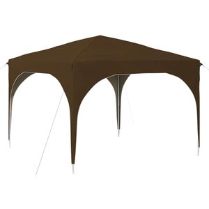 vidaXL Pop-up Party Tent 290 x 290 x 245 cm Taupe