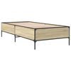 vidaXL Bed Frame without Mattress Sonoma Oak 100x200 cm