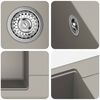 vidaXL Sink Grey 670 x 460 mm 80% Quartz and 20% Resin