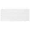 vidaXL Garden Planter White 110x40x46 cm Solid Wood Pine