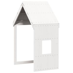 vidaXL Kids' Bed Roof White 60x89x134.5 cm Solid Wood Pine