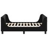 vidaXL Children's Bed Frame with Headboard Black 80 x 160 cm Velvet