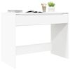 vidaXL Desk with Drawer White 100 x 50 x 78 cm Engineered Wood