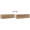 vidaXL TV Cabinet Artisan oak 100 x 31 x 25.5 cm Engineered wood