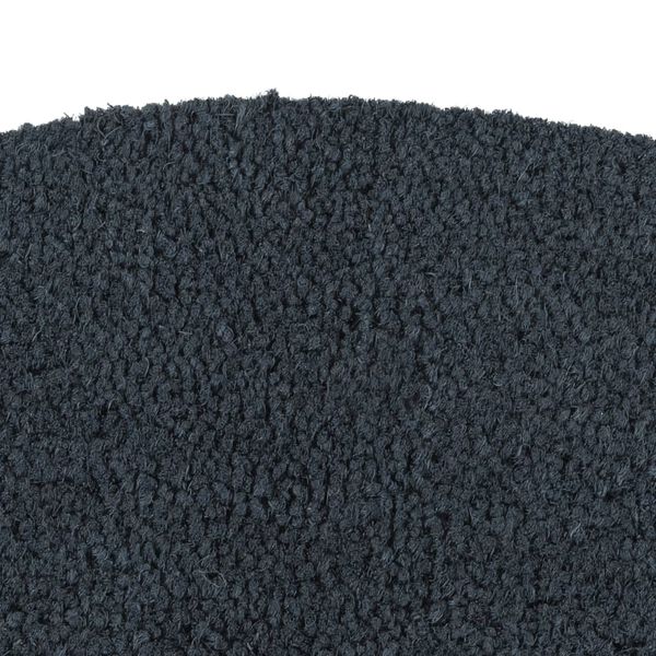 vidaXL Door Mat Dark Grey Half Round 50x80 cm Tufted Coir