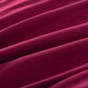vidaXL Duvet Cover Set Burgundy 155x220/80x80 cm
