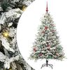 vidaXL Artificial Pre-lit Christmas Tree with Ball Set Green 150 cm