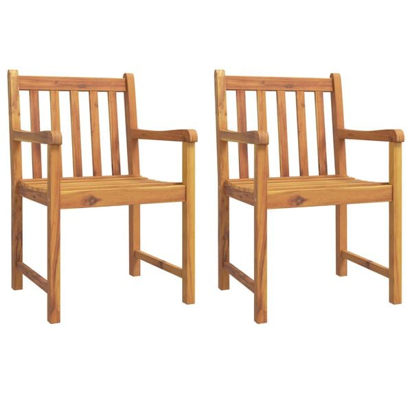 vidaXL 3 Piece Garden Dining Set Solid Wood Acacia