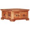 vidaXL Coffee Table 66x70x35 cm Solid Acacia Wood