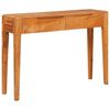 vidaXL Console Table Brown 110 x 30 x 80 cm Solid Acacia Wood