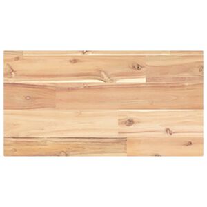 vidaXL Floating Shelf 60x20x2 cm Untreated Solid Wood Acacia