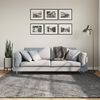 vidaXL Rug HUARTE Short Pile Soft and Washable Anthracite 200x200 cm