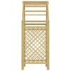 vidaXL Arch with Trellis 141x97x243 cm Impregnated Solid Wood Pine