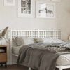 vidaXL Metal Replace Headboard White 160cm
