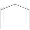 vidaXL Gazebo White 4 x 4 x 2.6 m Steel and Polyester