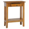 vidaXL Console Table with Drawer 60x30x75 cm Solid Wood Mahogany