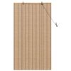vidaXL Roller Blind with Curtains Manual Nature 90 x 160 cm Bamboo