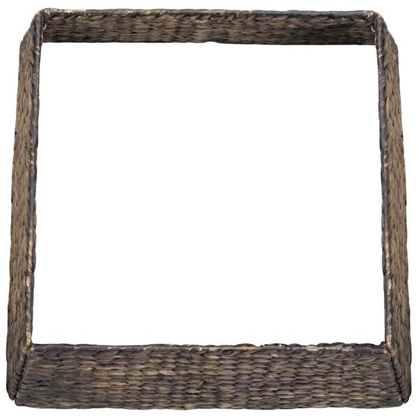 vidaXL Christmas Tree Collar Black 50 x 50 x 25 cm Water Hyacinth