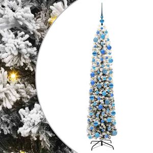 vidaXL Artificial Christmas Tree with 300 LEDs with Stand Green 180 cm