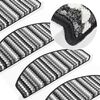 vidaXL Stair Mats Self-adhesive 15 pcs 65x24x4 cm Multicolour Anthracite