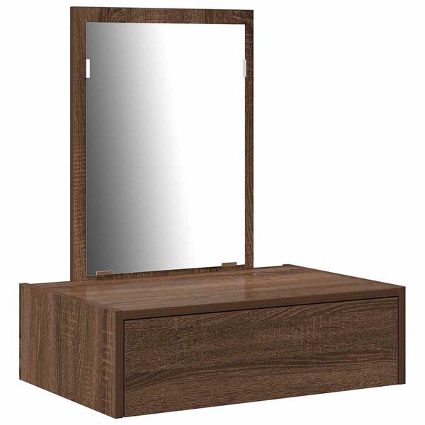 vidaXL Dressing Table Brown 60 x 40 x 70 cm Engineered Wood