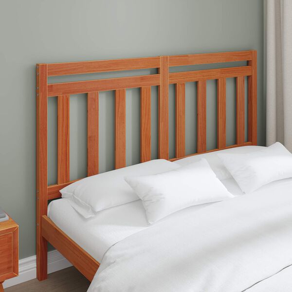 vidaXL Headboard with Headboard Wax Brown 145.5 x 100 cm